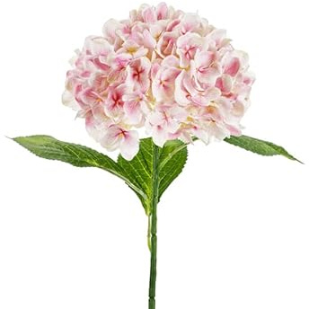 Künstliche Premium-Hortensie – 69 cm – Hellrosa – Große Seidenblume für Vase, Hochzeit, Tischdeko & Frühling