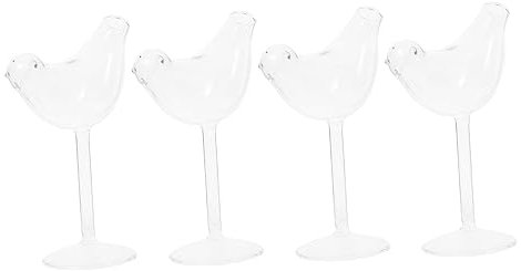 KICHOUSE Da Cocktail Forma Vetro Trasparente Eleganti Da Vino Per e Ristoranti Per Feste e