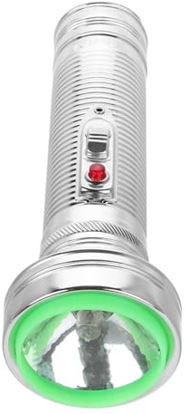 DIYEAH Lampe Torche Vintage en Métal Ancien Lampe de Poche Rétro à 2 Piles Type pour Promenade Nocturne et Décoration Campagne Accessoire Photo 70s sans Piles