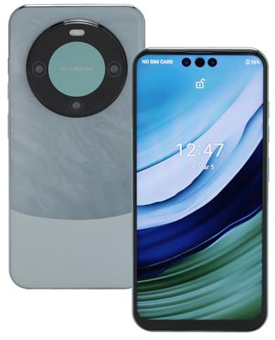 Elprico Smartphone, Telefono Cellulare Display da 6,7 ​​pollici con ROM da 12 GB di RAM da 256 GB, Fotocamera AI da 32 MP, Telefono Cellulare Dual SIM con Sblocco Facciale per Android 10 (GREEN)