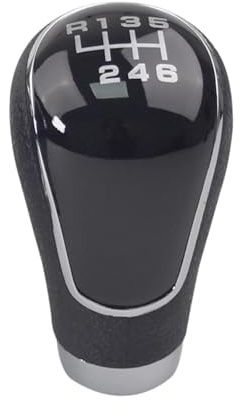 Schalthebelkopf Schaltknauf Und Schalthebel Für 5- Und 6-Gang-Schaltgetriebe Für Mitsubishi Für OUTLANDER EX Für GRANDIS Für Lancer-ex(Black-6R Speed)