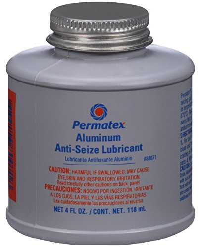 Permatex 80071 Anti-Seize Lubricant with Brush Top Bottle, 4 oz.