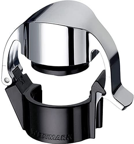Westmark Bouchon de Bouteille de Champagne, Plastique, Casco, Argenté/Noir, 60022280
