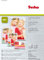 Geha Laminierfolie 80 mic 25er Pack Set A4 A5 A6 V-Card