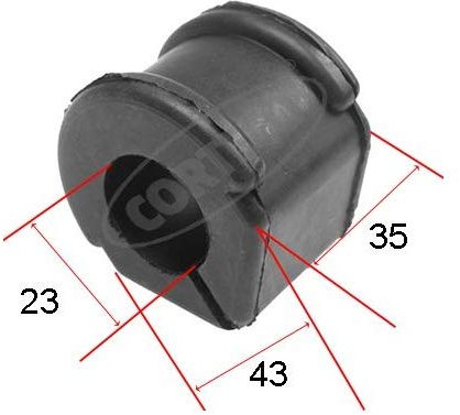 Corteco 80000133 Lagerung, Stabilisator