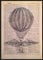 Steampunk Vintage Heißluftballon Druck Wörterbuchseite Wandkunst Bild Wörterbuchseite Wörterbuchseite Wörterbuchseite