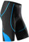 Santic Radlerhose Herren Kurz mit Sitzpolster Radhose Herren Kurz Fahrradhose Herren Gepolstert Radshorts Herren mit Polster Blau EU M