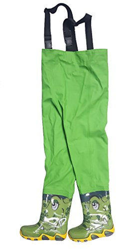 TAMS Kinderwathose Grün 22/23 Matschhose Kinder wathose Anglerhose Fischerhose Spielhose