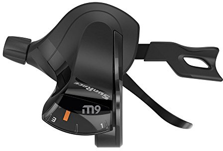 Sunrace Schalthebel Links 2/3 V Trigger Schalthebel, Schwarz, M