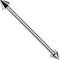 Monster Piercing Solide Titan G23 14 Gauge (1,6 MM) - 32MM Länge gerader Barbell mit 6MM Konus Industrial Piercing
