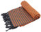 Stefano Ferrante KELIM LUX Hamamtuch Saunatuch Pestemal Fouta Strandtuch Badetuch Handtuch Baumwolle Backpacker 100x180 cm (Kupfer)