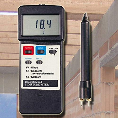 Baufeuchtemessgerät Feuchtemesser Holz Beton Estrich Ziegel Gips Putz MS-7002 F10