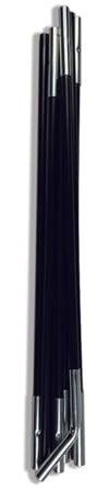 TentSpares - Vango Soul 300 Tent 2014-2023, Black Coded Fibreglass Rear Poles, Durable Tent Poles Replacement for Camping