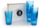 Buddy´s Bar – Juego de 6 Vasos de plástico Tritan, BPA, Aspecto de Cristal, Resistente a roturas, Reutilizables y Aptos para lavavajillas, Color Azul, 0,5 Liter