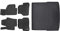 J&J AUTOMOTIVE | Allwetter TPE Gummimatten + Kofferraumwanne Set Für Passat B6 / B7 Variant 2005-2014, Antirutsch, Passgenau, Rand 2-4cm, Schwarz