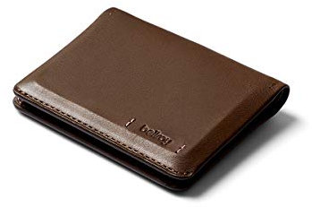 Bellroy Slim Sleeve – Premium Edition - Darkwood (Schlanke Leder Brieftasche)