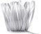 finemark 3 m x 3 mm Satinband Silber Hellgrau (631) doppelseitiges Schleifenband aus Satin ohne Draht weich und glänzend Geschenkband Deko Band Double face Dekoband Dekorieren Kordel Basteln