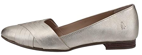 Hush Puppies Women's Marley Ballerina Ballet Flat, Gold, 7 UK