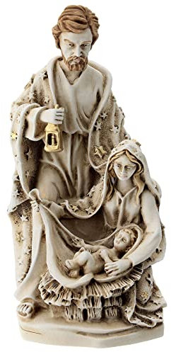 Holyart Heilige Familie mit Sternen aus Harz, 20 cm