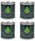 MacFlowers® | 4 Stück Weihnachtsbaum in der Dose | Geschenk in instant Gardening Blumendosen | Für Adventskalender Weihnachten