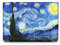 Berkin Arts Compatibile con MacBook Pro 13 Pollici Custodia, 2022-2016 A2289/A2251/A2338 M1 con Tastiera Cover & Proteggi Schermo Post impressionismo (Van Gogh - La notte stellata)