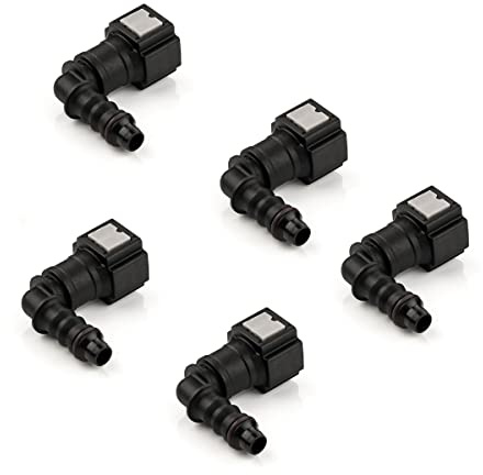 LST 5x Schnellverschluss Kraftstoffleitung Schlauchkupplung L-Stück 6,3x6mm