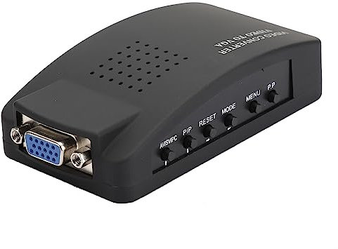 BNC-zu-VGA-HD-Konverter-Adapter für PC-, 1920 X 1200 Auflösung, 3D-Bildrauschen, Unterstützt PAL NTSC, Kompatibel mit CRT und LCD