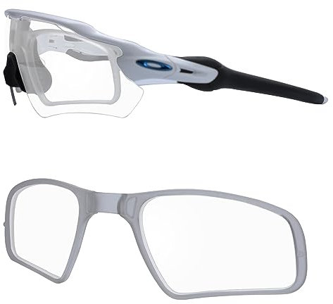 PapaViva Einsatz Clip-On für Oakley Radar EV Serie Sonnenbrille, grau, Radar EV