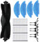 Donkivvy 14 piezas de repuesto compatibles con Cecotec para CONGA 7490 para aspiradoras robot GENESIS, 1 cepillo de rodillo principal, 4 fregonas para almohadillas, 3 filtros, 6 cepillos laterales
