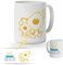 DEREGALOOS Taza de cerámica divertida para Padres. Taza de café Regalo día del Padre. Regalo Original con frase para hombre. Tazas divertidas con frase. (Papá está hasta los)