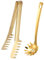 Minging 2-Piece Spaghetti Server Set, Stainless Steel Pasta Tongs & Spoon, Gold
