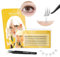 NAGARAKU Pre Glued Bottom Cluster Lashes with Tweezers 80 Pcs No Glue Needed Press-on Pre-bond lower Eyelashes Self Adhesive Reusable DIY Lashes Girl Idol Style (BSA-02, 0.07mm B Curl 5-6-7-8mm）
