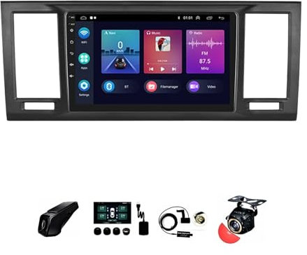 ZCBZBy Radio 9 pollici Android 12 HD Touch Screen Autoradio Radio 2 Din per Volks-wagen Caravelle T6 2015-2020 Unità principale con telecamera di backup AHD Navigazione GPS multimediale Comandi al vol