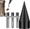 32MM Wood Splitter Drill Bit Wood Log Splitter Firewood Drill Bit Firewood Drill Bit Kit With 3 Drill Attachments Screw Cones Splitter Splitter Wedge Wood Cut Tool
