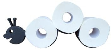 Toilettenpapierhalterung Raupe/Deko Badezimmer Klopapierhalter Wand WC Rollenhalter Ersatzrollenhalter
