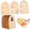 GARIOUANS 36piezas Mini Puertas De De Madera Sin Pintar Decoración Para Hogar y Jardín