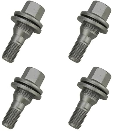 auto Schloss Radbolzen Kompatibel Mit Citroen Für C2 C3 C4 C5 C6 4 Stück 17 Mm Sechskant-Radmuttern Schrauben Radstahl-Radschrauben Radschrauben Radmutter OEM: 9817024580