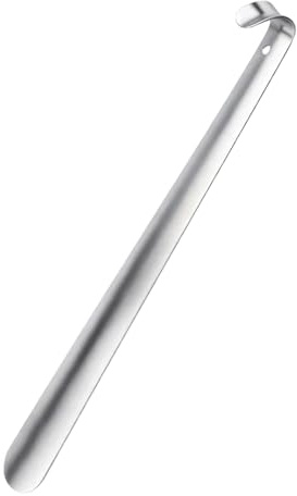 argtnayk chausse pied 42cm en acier inoxydable épais, chausse pied long metal anti-pliage, chausse pied metal avec housse en cuir, pour seniors, femmes enceintes et personnes recherchant confort