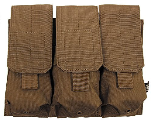 MFH Magazintasche Molle Dreifach Modular-System UBW Army Tasche Munitionstasche 16x16cm viele Farben