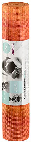 Yogamatte ELEMENTS Gymnastikmatte Pilates Yoga Fitness Matte Turnmatte orange