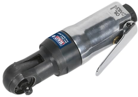 Sealey SA230 1/4Sq Drive Super Stubby Air Ratchet Wrench