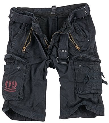 Surplus Raw Vintage Royal Shorts, royalblack, L