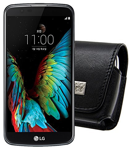 MTT – Funda para/LG K5/Horizontal piel, cierre de clip y correa de seguridad