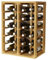 Expovinalia Wine Rack for 24 bottles, Wood, light oak, 66 x 46 x 32 cm