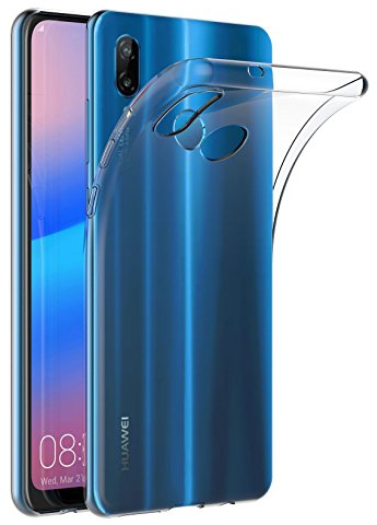 AICEK Cover Huawei P20 Lite, Cover Huawei P20 Lite Silicone Case Molle di TPU Trasparente Sottile Custodia per Huawei P20 Lite (5,84 Pollici)