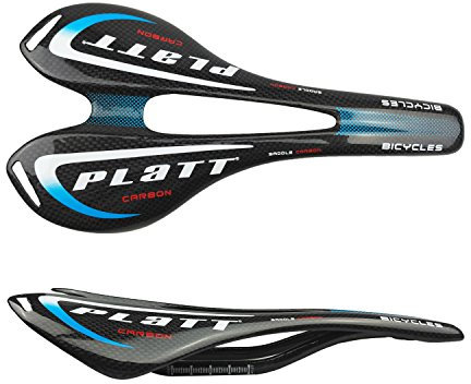PLATT Carbon Sattel Rennradsättel leicht Fahrrad Sattel Sportsattel für Rennrad und MTB