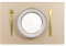 Tischsets aus Kunstleder, goldfarben, 4 Stück, wasserdicht, hitzebeständig, rutschfest, leicht zu reinigen, für Küche, Esstisch, Konferenztisch
