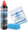 DetailMate Auto Polier Set - Autopflege: Menzerna Autowachs Liquid Carnauba Protection, 250 ml - Wachs + Mikrofaser Poliertuch, 40x40cm, Perfekt zum Auspolieren auf Autolack