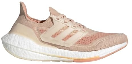 adidas Damen Ultraboost 21 Laufschuh, Halo Blush/Wonder White/Ambient Blush, 9