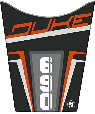 Paraserbatoio.it Tankpad aus Kunstharz, selbstklebend, 3D-Effekt, für Motorrad, kompatibel mit KTM Duke 690 Naked